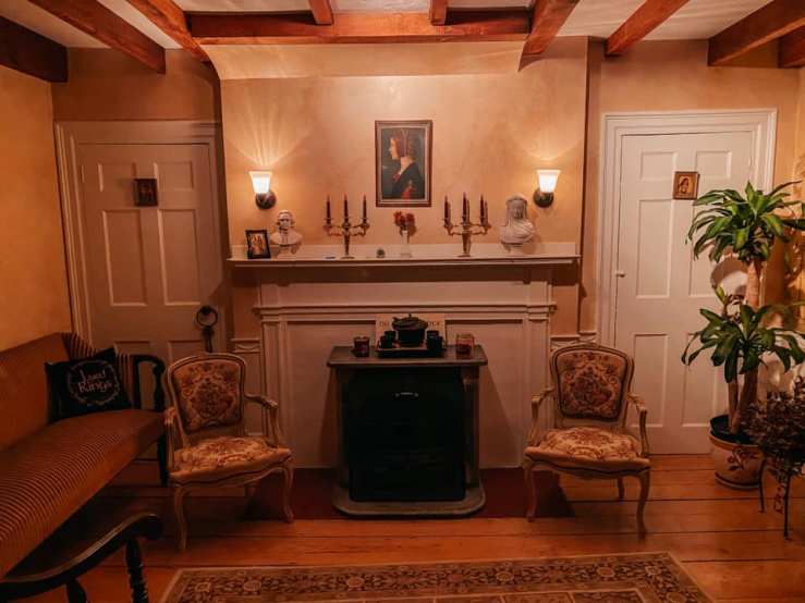 A room in the Mighill-Perley house at 100 Main St. in Rowley MA