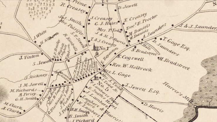 1830 Rowley map