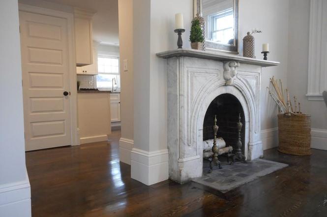 Fireplace at 202 Main St. in Rowley