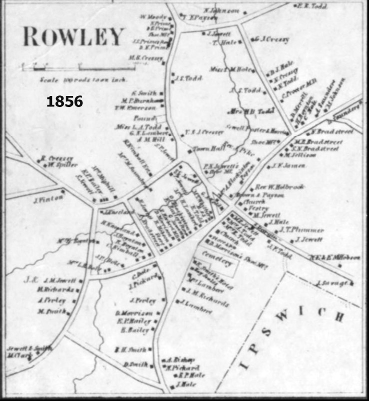 1856 Rowley map