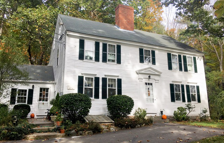 302 Central St., Georgetown MA, the Captain Benjamin Adams house